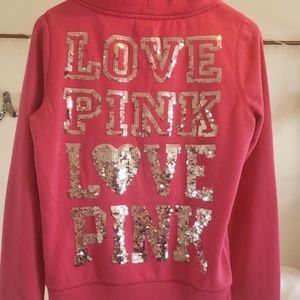 PINK Brand & COLOR ~ MED. HOODIE